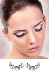 Black Deluxe Eyelashes - BE681 by Baci Lingerie
